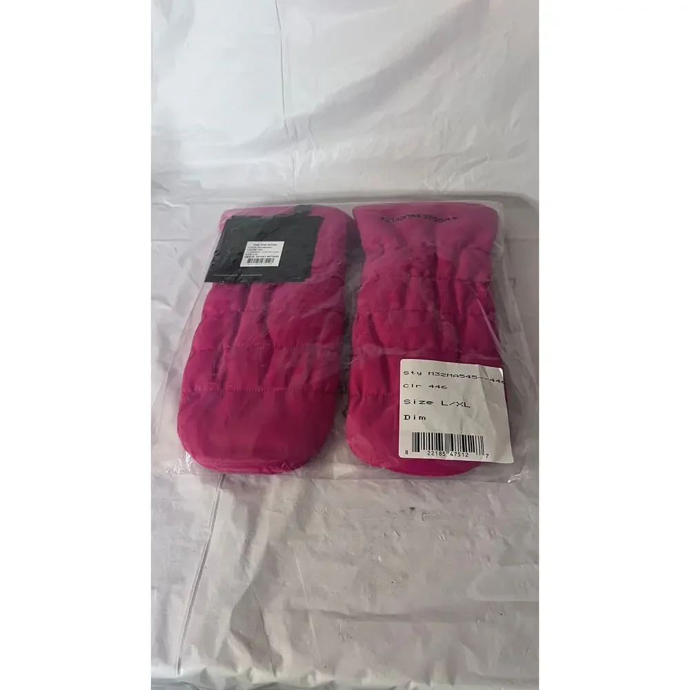 Moose Knuckles Sidney Mittens - Pink Peacock - Size: L/XL - NWT